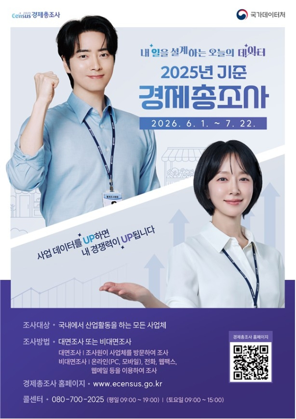 경제총조사 안내 포스터. [사진=국가데이터처 제공]