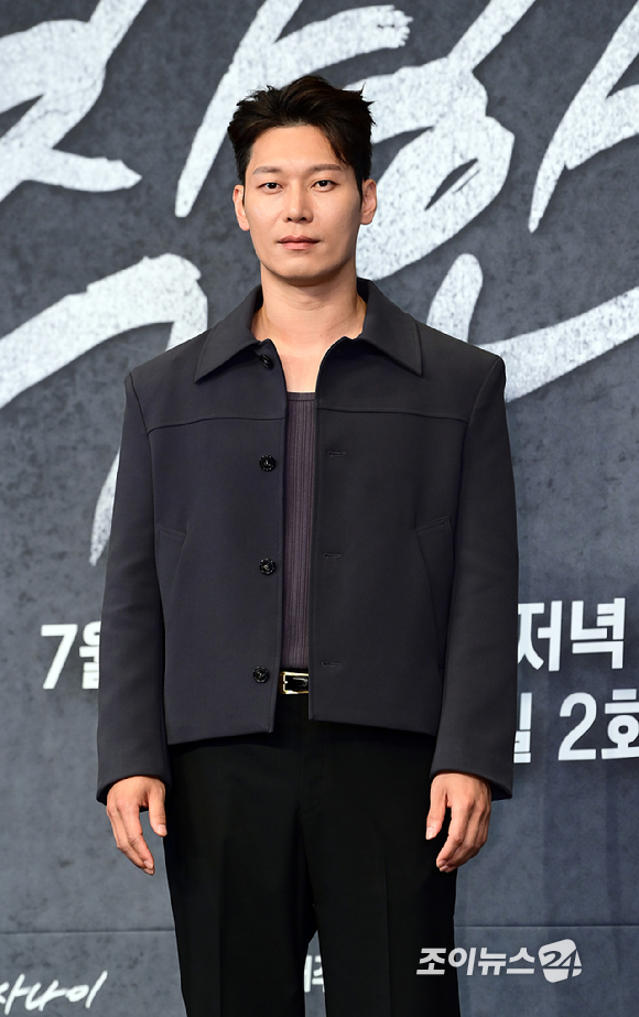 배우 박훈이 14일 오후 서울 영등포구 더링크 호텔에서 열린 JTBC 새 금요시리즈 '착한 사나이' 제작발표회에 참석하고 있다. [사진=정소희 기자]