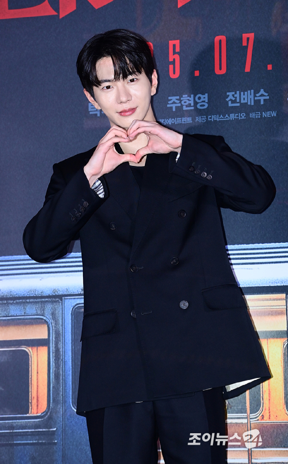 배우 최보민이 24일 오후 서울 용산구 CGV 용산아이파크몰에서 열린 영화 '괴기열차'(감독 탁세웅) 언론시사회에 참석하고 있다. [사진=정소희 기자]