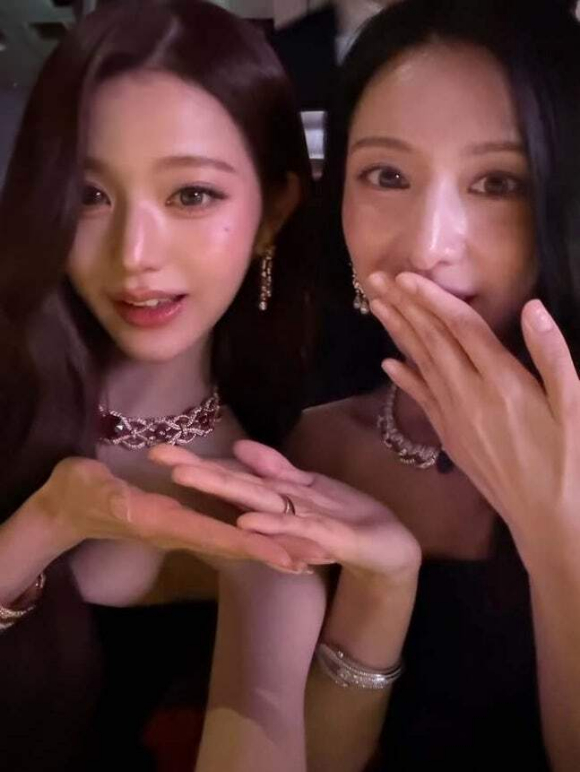 장원영 김지원 [사진=장원영 SNS]
