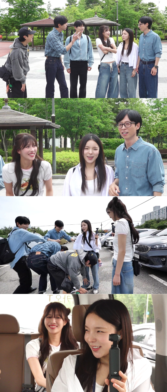 '놀면 뭐하니' 박진주-미주가 마지막 촬영을 하고 있다. [사진=MBC]