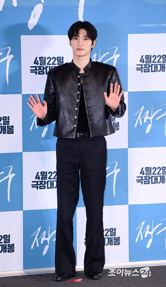 배우 조범규가 16일 서울 CGV 용산아이파크몰에서 열린 영화 '짱구'(정우&middot;오성호 공동 연출) 언론시사회에 참석하고 있다. [사진=정소희 기자]