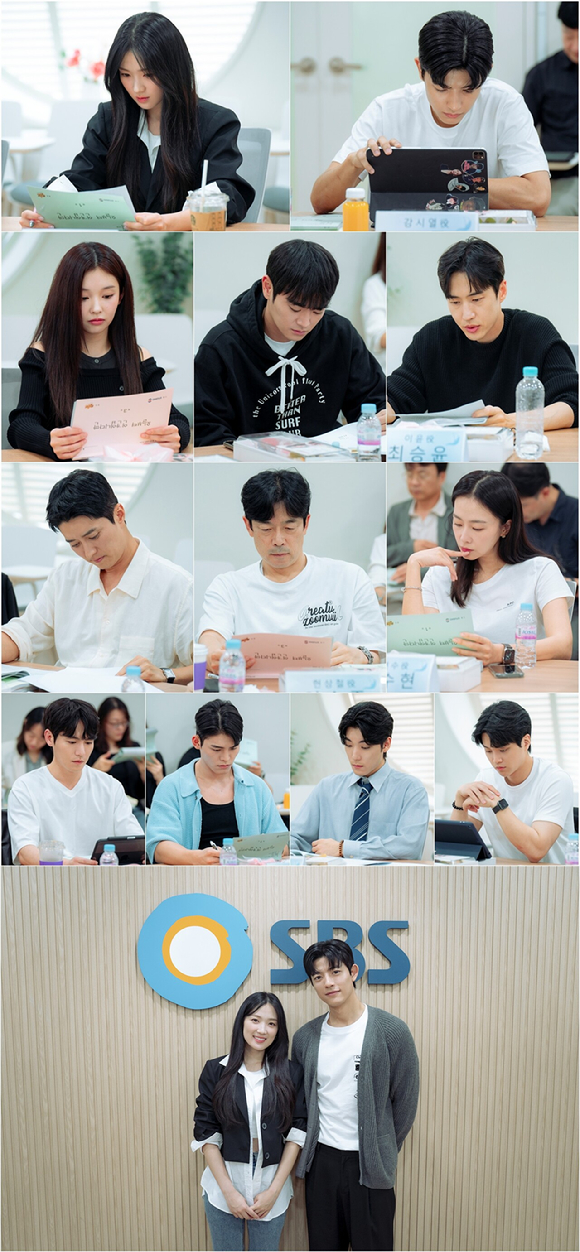 '오늘부터 인간입니다만' 대본 리딩 현장 이미지 [사진=SBS]