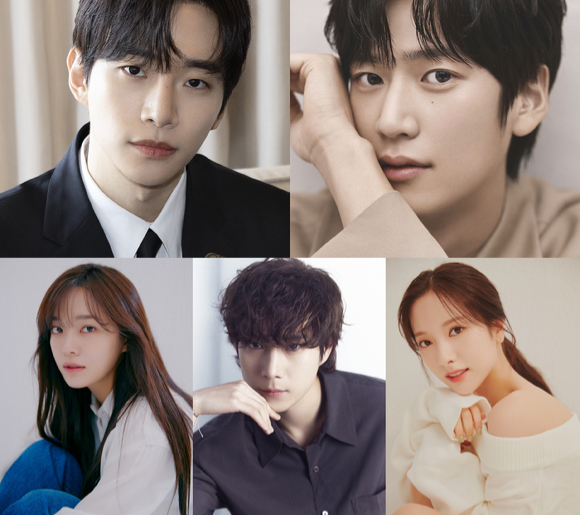 이준호, 나인우, 김세정, 보나, 김영대가 '2022 AAA'에 출연한다. [사진=JYP엔터테인먼트, 큐브엔터테인먼트, 젤리피쉬엔터테인먼트, 스타쉽엔터테인먼트, 아우터코리아]
