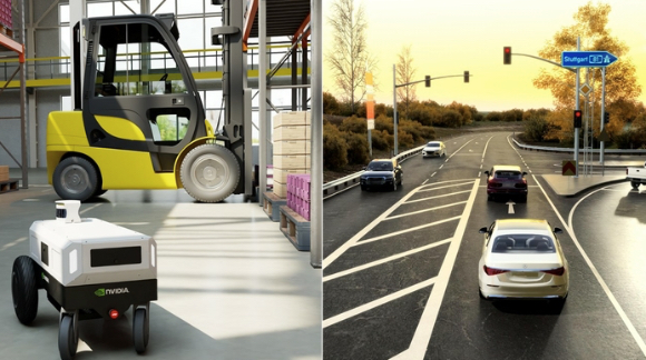 엔비디아가 완전자율주행차 기반 3대 기술을 새롭게 선보였다 [사진=엔비디아]