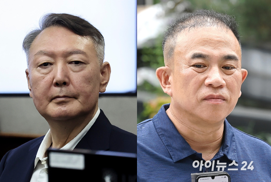 윤석열 전 대통령과 정치브로커 명태균씨 [사진=아이뉴스24DB]