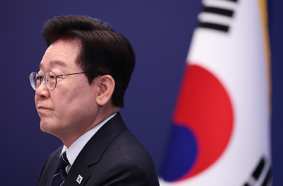 이재명 대통령이 18일 청와대 영빈관에서 열린 기자회견에서 발언하고 있다. 2026.9.18 [사진=연합뉴스]