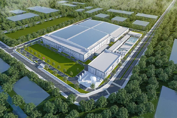 OCI홀딩스 베트남 웨이퍼 공장 조감도. [사진=OCI홀딩스]