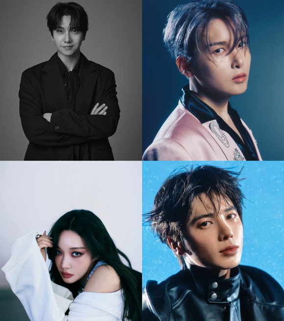 이승기·려욱·청하·태현이 '체인지 스트릿'에 출연한다. [사진=포레스트미디어, 한강포레ENM, ENA]