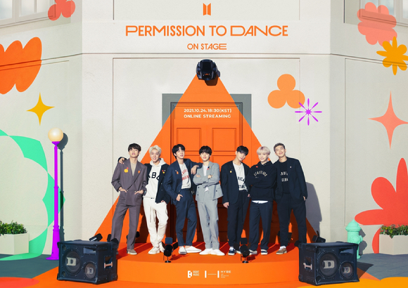 방탄소년단 온라인 콘서트 'BTS PERMISSION TO DANCE ON STAGE' 포스터. [사진=빅히트 뮤직]
