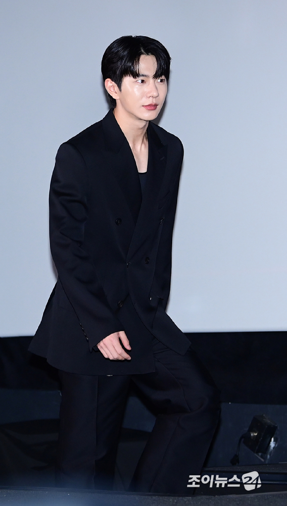 배우 최보민이 24일 오후 서울 용산구 CGV 용산아이파크몰에서 열린 영화 '괴기열차'(감독 탁세웅) 언론시사회에 참석하고 있다. [사진=정소희 기자]