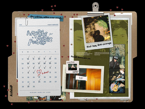 AxMxP의 데뷔 앨범이자 첫 번째 정규 앨범 'AxMxP'(에이엠피) 스케줄러 [사진=FNC엔터테인먼트]