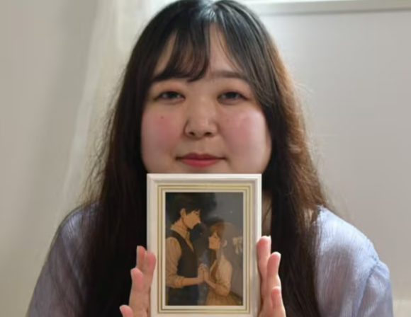 일본에서 한 여성이 자신이 만든 대화형 인공지능(AI)과 결혼식을 올려 화제다. [사진=X 갈무리]