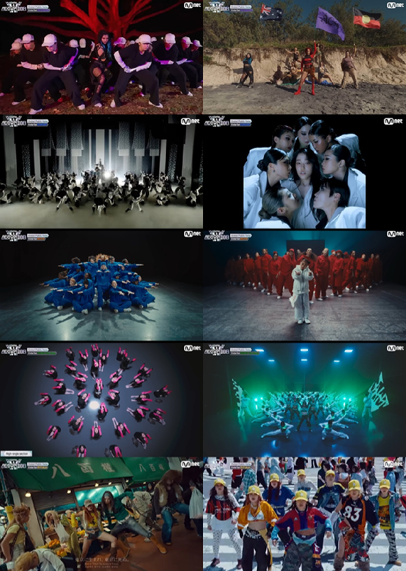 '월드 오브 스우파' 메가 크루 미션 갈무리 [사진=Mnet]