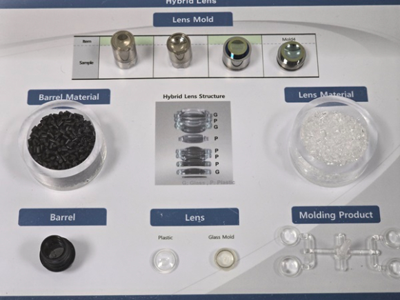 삼성전기 '하이브리드 렌즈' 제품 이미지. [사진=권용삼 기자]