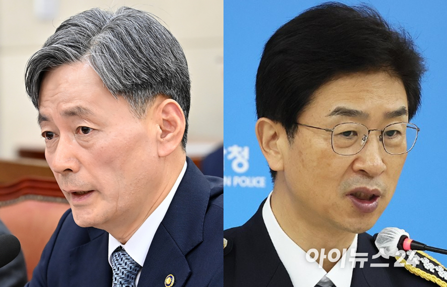 조지호 경찰청장(왼쪽), 김봉식 서울경찰청장. [사진=아이뉴스24DB]