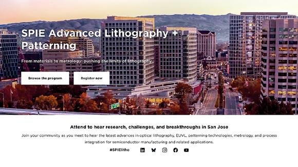 SPIE AL 2026 공식 웹사이트 [사진=SK하이닉스 뉴스룸]