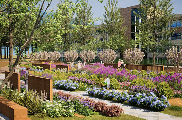 현대백화점이 추진 중인 그린프렌즈 가든 조감도. [사진=현대백화점]