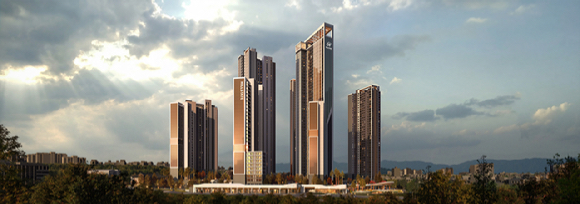 &rsquo;힐스테이트 신길 클레온&lsquo; 투시도. [사진=현대건설]