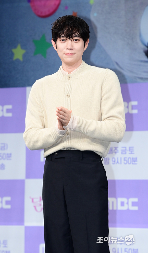 배우 김영대가 16일 오전 서울 상암동 MBC 사옥에서 진행된 MBC 새 금토드라마 '달까지 가자' 제작발표회에 참석하고 있다. [사진=정소희 기자]