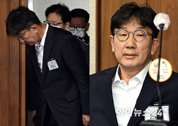 권성동 국민의힘 의원이 3일 서울 서초동 서울중앙지법에서 통일교로부터 불법 정치자금을 수수한 혐의 사건 1차 공판에 출석하고 있다. [사진=사진공동취재단]