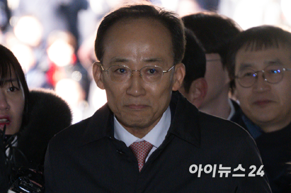 12·3 비상계엄 당시 국민의힘 원내대표로 국회 계엄 해제 요구안 의결을 방해한 혐의를 받는 추경호 의원이 2일 서울중앙지방법원에서 열린 구속 전 피의자 심문(영장실질심사)에 출석하고 있다. [사진=정소희 기자]