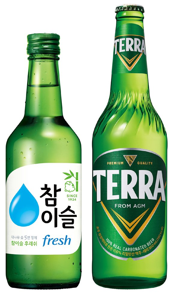 참이슬-테라. [사진=하이트진로]