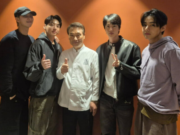 후덕죽 BTS [사진=후덕죽 SNS]