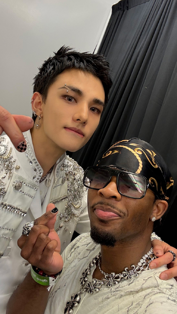 스트레이 키즈 현진, d4vd 이미지 [사진=d4vd]