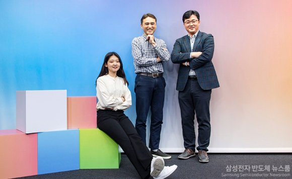 (왼쪽부터) 삼성전자 최소윤 프로, 이승진 PL, 이경호 상무 [사진=삼성전자 ]