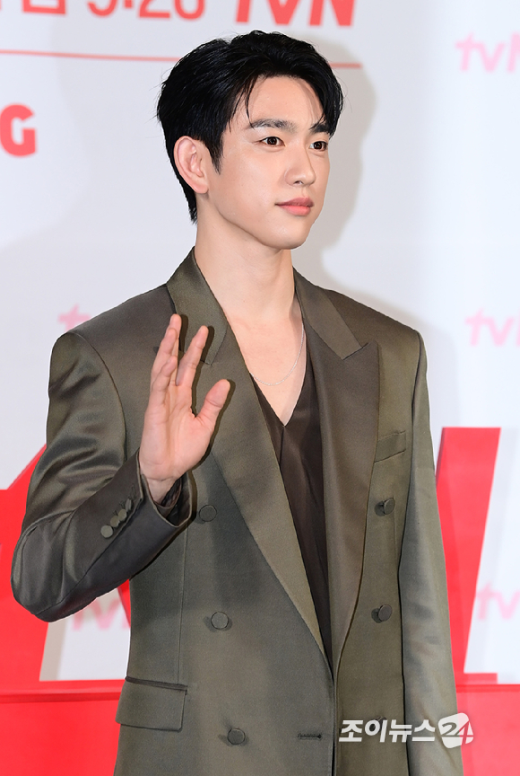 배우 박진영이 21일 오후 서울 영등포구 CGV 영등포에서 열린 tvN '미지의 서울' 제작발표회에서 참석하고 있다. [사진=정소희 기자]