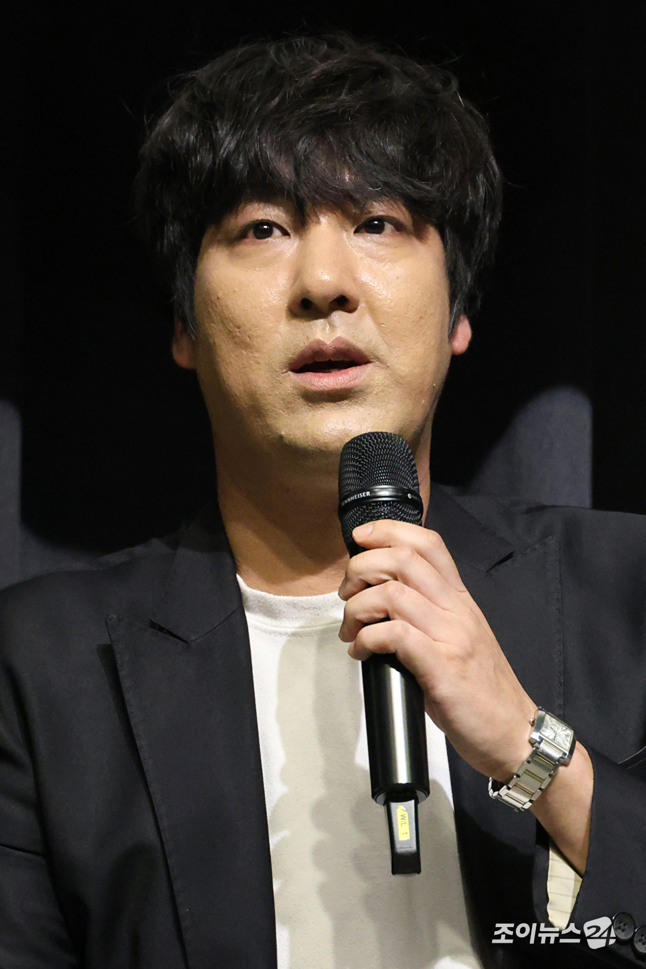 배우 김주희가 20일 오후 서울 강남구 자곡동 더샵갤러리에서 진행된 연극 '욕망이라는 이름의 전차' 제작발표회에 참석해 소감을 말하고 있다. [사진=문수지 기자]