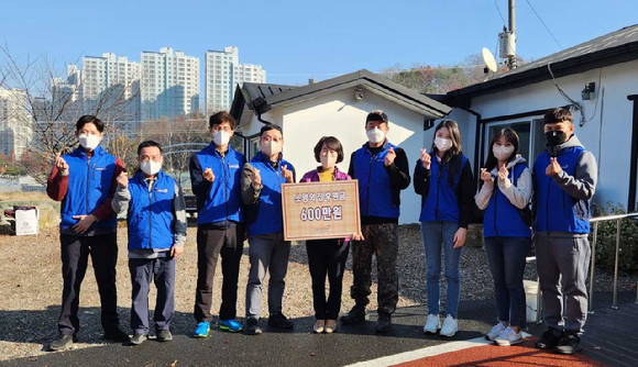 ㅇ금융투자협회가 '소망의 집'에서 겨울나기 봉사활동을 실시했다. [사진=금융투자협회]