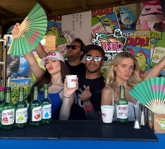 '테이스트 오브 런던 2025' 하이트진로 부스 현장. [사진=하이트진로]