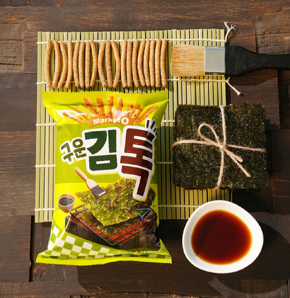 마켓오 구운김톡. [사진=오리온 제공]