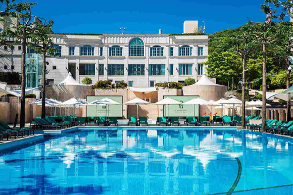 오아시스 야외 수영장 [사진=반얀크리 클럽 앤 스파 호텔 서울]