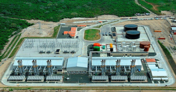 HD현대마린솔루션이 정비자재를 공급할 예정인 에콰도르 전력공사 산하&nbsp;140MW급 하라미요(JARAMIJO)&nbsp;화력발전소 전경. [사진=HD현대마린솔루션]