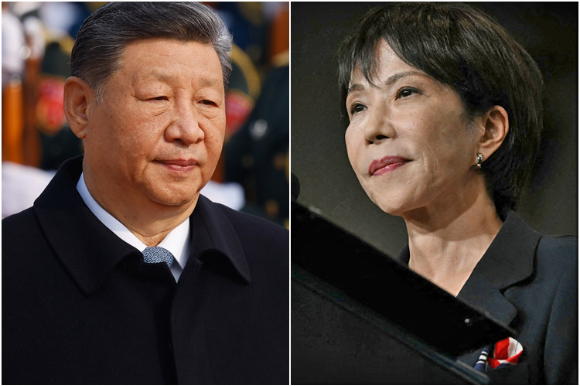 시진핑 중국 국가주석(왼쪽)과 다카이치 사나에 일본 총리. [사진=연합뉴스]