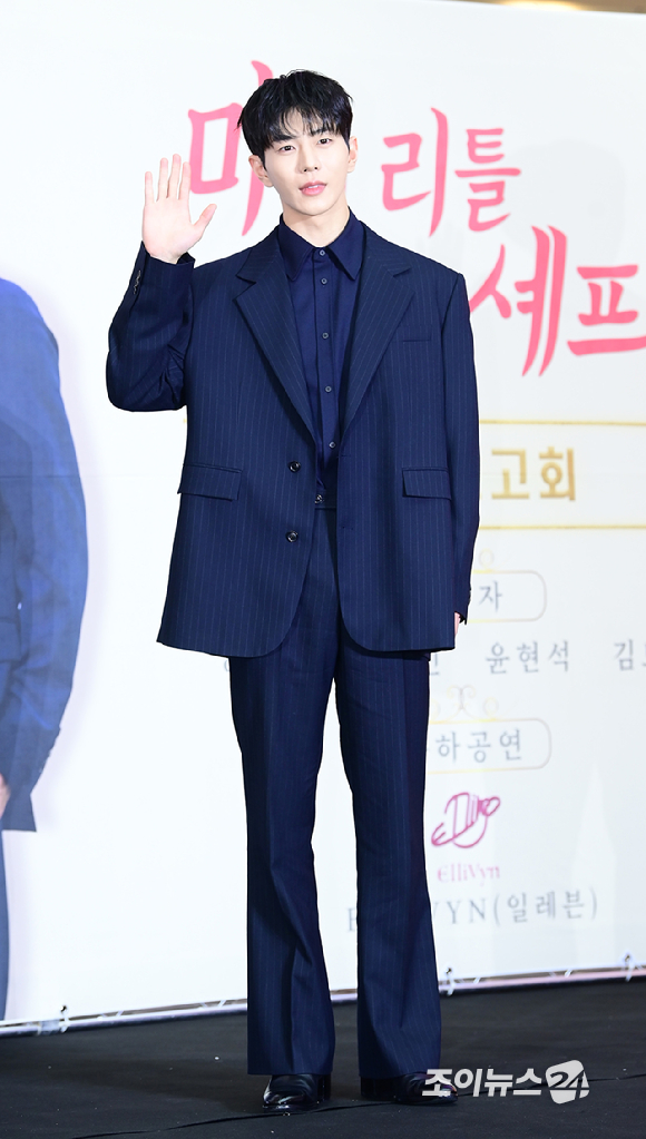 배우 최보민이 21일 경기 고양시 덕양구 스타필드 고양에서 진행된 숏폼 드라마 '마이리틀셰프' 제작보고회에 참석하고 있다. [사진=정소희 기자]