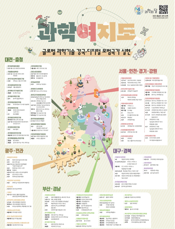 >4월 '과학의 달'을 맞아 대한민국 곳곳에서 과학관련 행사가 열린다. [사진=과기정통부]