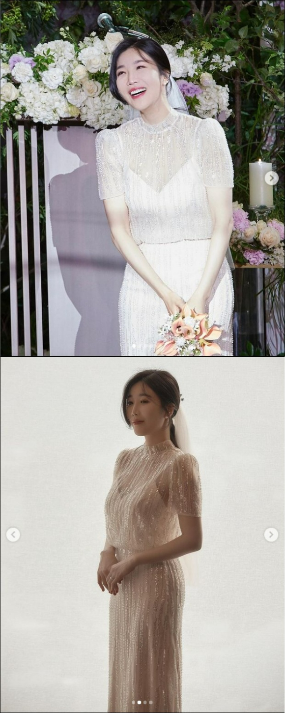 그룹 다비치 멤버 이해리가 결혼식 사진을 공개했다. [사진=이해리 인스타그램]