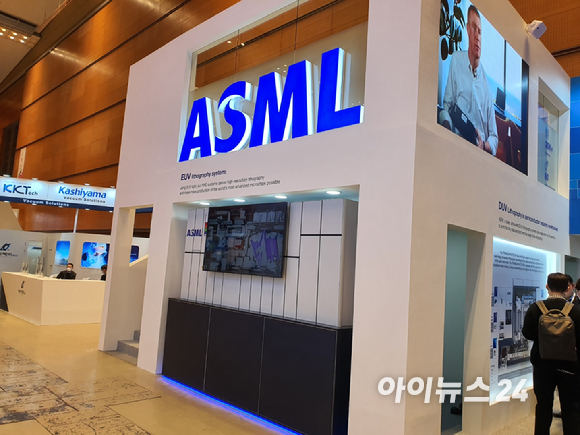 세미콘2022 전시회의 ASML 부스  [사진=민혜정 기자]