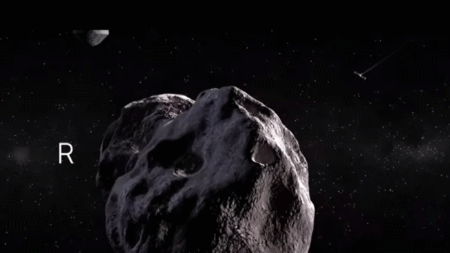DART 탐사선이 소행성에 충돌했다. [사진=NASA]