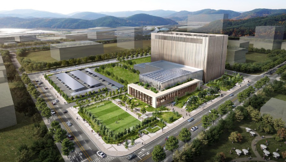 장성 파인데이터센터 조감도. [사진=CJ올리브네트웍스]