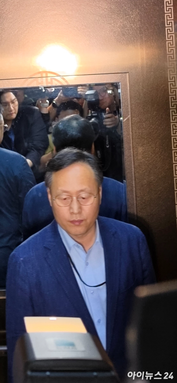 삼성그룹 초기업노동조합 삼성전자지부 최승호 위원장이 20일 협상 결렬을 밝히며 총파업을 예고했다. [사진=황세웅 기자]