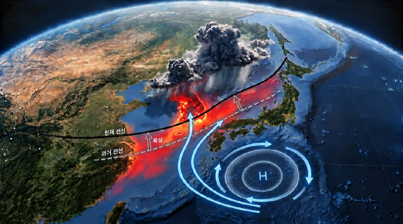 여름 전선이 점점 북쪽으로 이동하고 있는 것으로 나타났다. [사진=KAIST]
