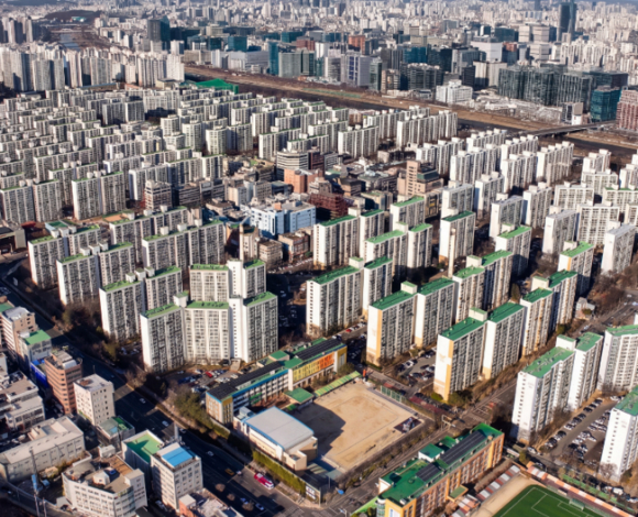 광명 하안주공 아파트 전경 [사진=IPARK현대산업개발]