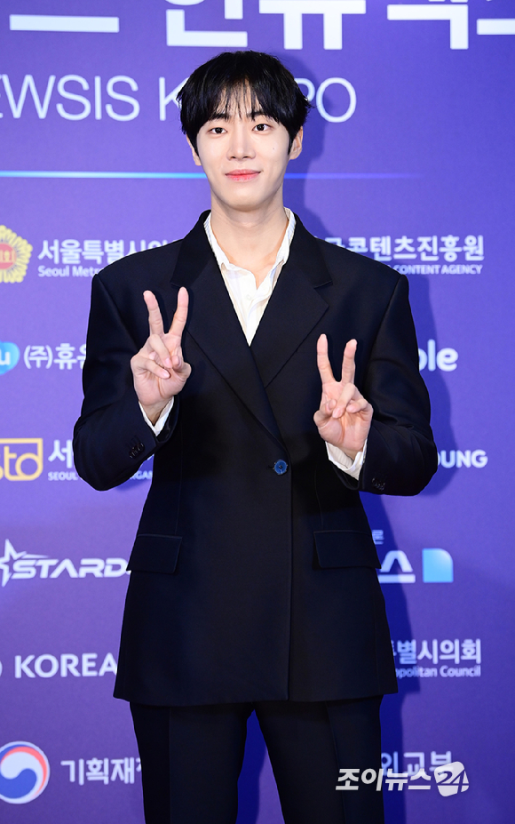 배우 추영우가 28일 오후 서울 소공동 롯데호텔에서 열린 '2025 NEWSIS 한류엑스포'에 참석하고 있다. [사진=정소희 기자]