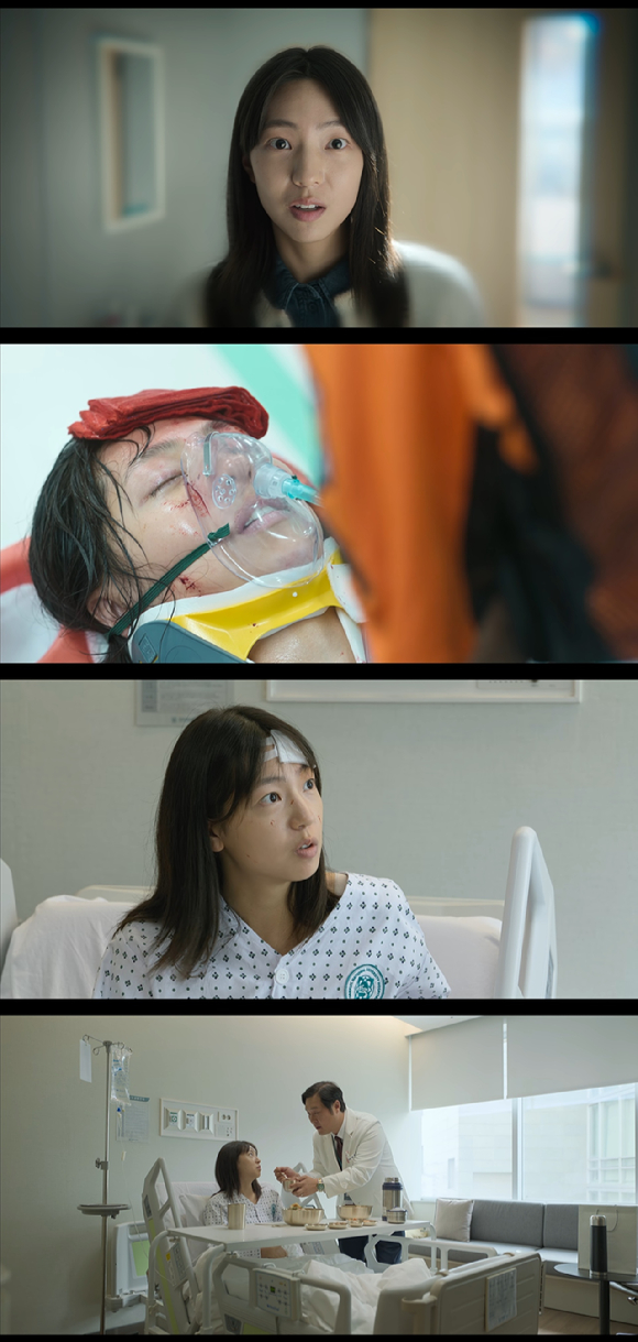 배우 박정윤이 넷플릭스 시리즈 '중증외상센터'에서 열연하고 있다. [사진=넷플릭스]