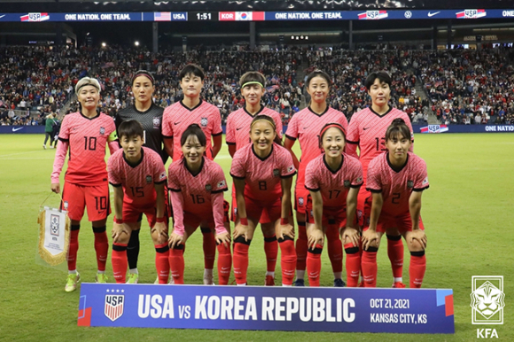 한국 여자 축구대표팀 [사진=대한축구협회(KFA)]